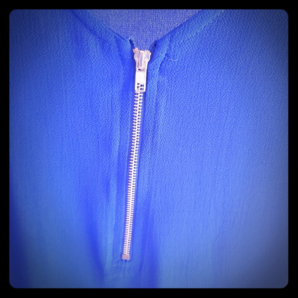 Royal blue dress
